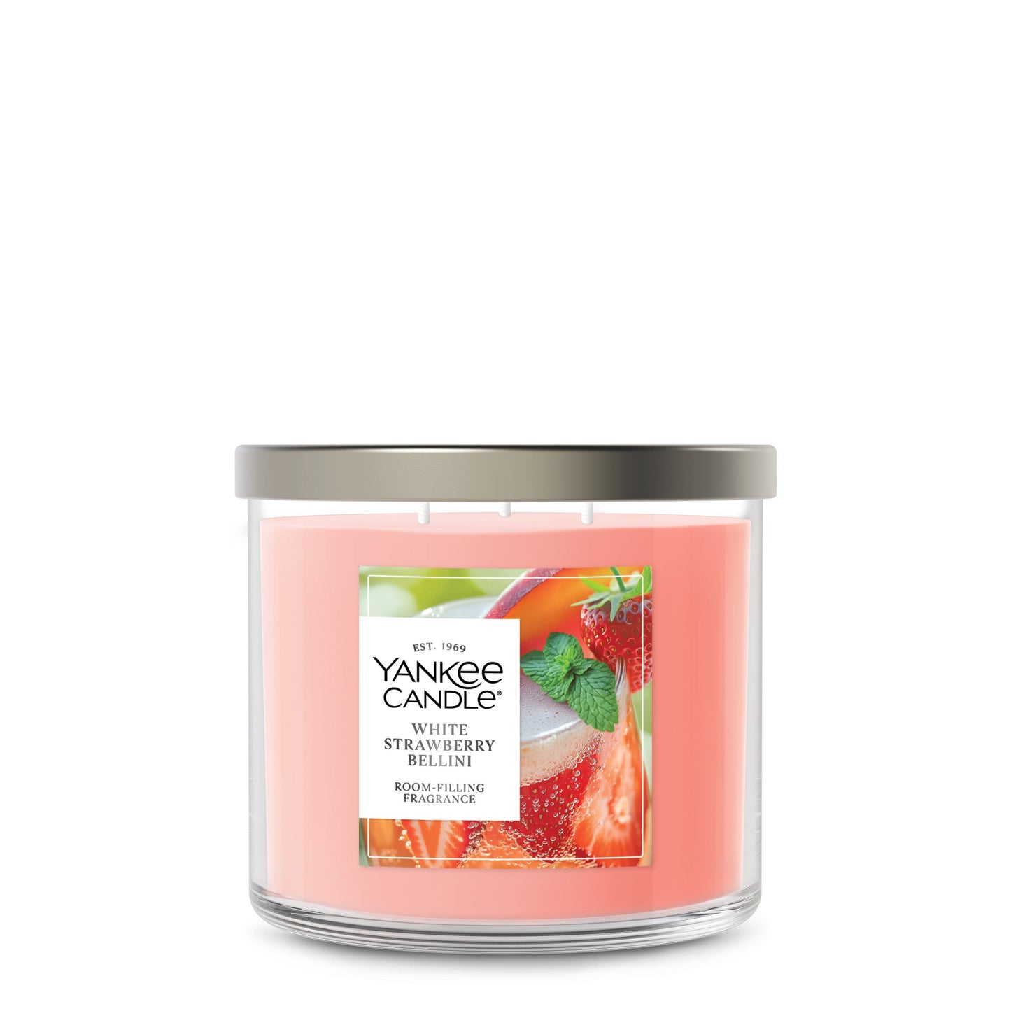 White Strawberry Bellini Drop 6-0449